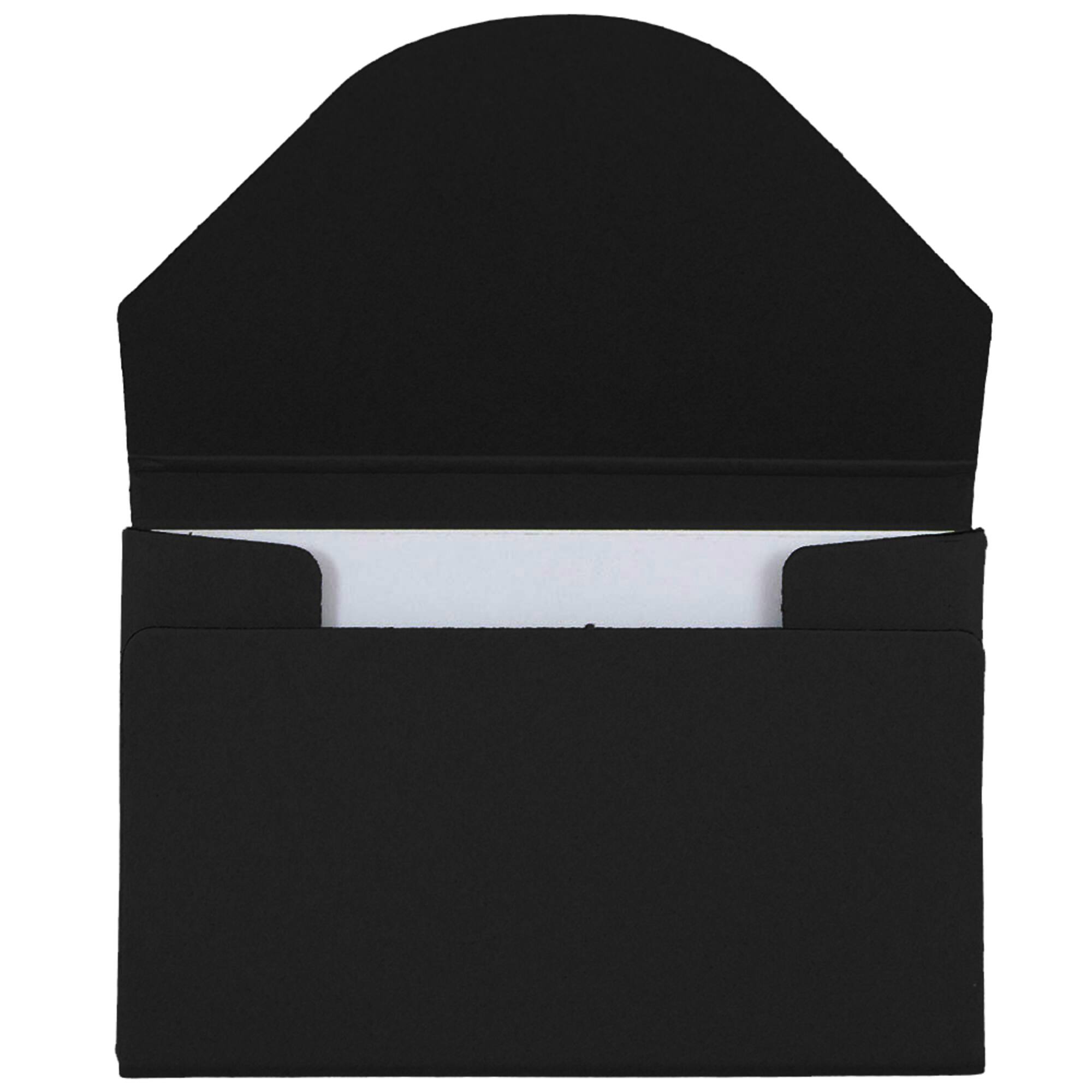 JAM Paper Kraft Ecoboard Business Card Case with Round Flap